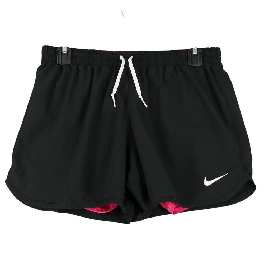 Nike Dri-FIT Running Shorts Womens S Elastic Waist‎ Built-in Liner Gym Workout